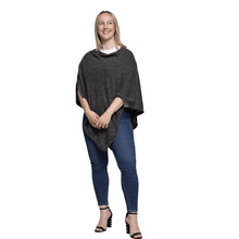 Load image into Gallery viewer, THSP1039: Charcoal: Pearl Poncho