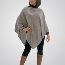 Load image into Gallery viewer, THSP1056: Grey: Pearl Poncho