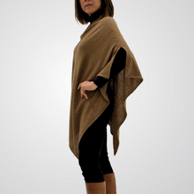Load image into Gallery viewer, THSP1057: Brown: Pearl Poncho