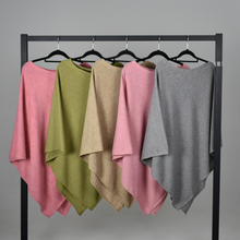 Load image into Gallery viewer, THSP1058: Oatmeal: Pearl Poncho