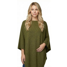 Load image into Gallery viewer, THSP1059: Dark Olive: Pearl Poncho