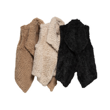 Load image into Gallery viewer, THSP1060: Camel: Plush Faux Fur Vest