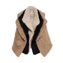 Load image into Gallery viewer, THSP1062: Black: Plush Faux Fur Vest