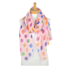 Load image into Gallery viewer, Polka Dot Scarf | Pink

