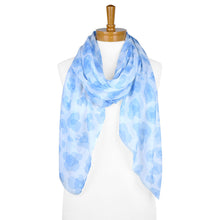 Load image into Gallery viewer, Animal Print Scarf | Baby Blue
