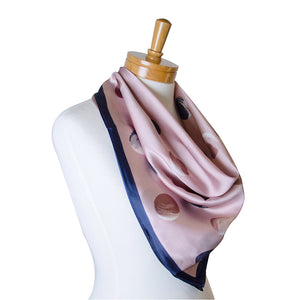 THSS2333: Pink: Dotted Square Scarf