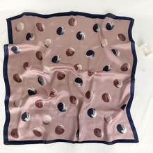 Load image into Gallery viewer, THSS2333: Pink: Dotted Square Scarf
