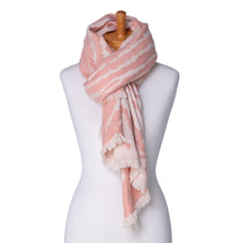 Load image into Gallery viewer, THSS2419: Pink: Zebra Print Scarf