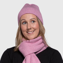 Load image into Gallery viewer, THSS2432HX: Light Magenta: Twisted Rib Stitch Beanie
