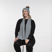 Load image into Gallery viewer, THSS2434: Duck Egg Blue: Cable Rib Scarf