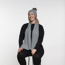 Load image into Gallery viewer, THSS2434: Duck Egg Blue: Cable Rib Scarf - J'adore Gifts