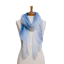 Load image into Gallery viewer, THSS2439: Blue: Multi Tone Scarf