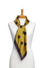 Load image into Gallery viewer, Polka Dot Square Scarf | Olive
