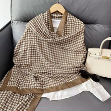 Load image into Gallery viewer, THSS2494: Mocha: Tetris Scarf - J'adore Gifts