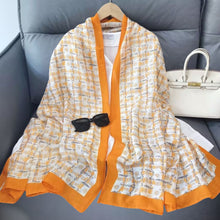 Load image into Gallery viewer, THSS2498: Orange: Victoria Scarf