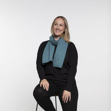 Load image into Gallery viewer, THSS2510: Teal: Knitted Scarf
