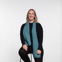 Load image into Gallery viewer, THSS2510: Teal: Knitted Scarf