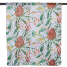 Load image into Gallery viewer, THSS2568: White: Native Australian Flower Scarf
