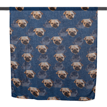 Load image into Gallery viewer, Pug Scarf | Navy

