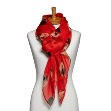 Load image into Gallery viewer, THSS2611: Red: Pug Scarf
