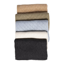 Load image into Gallery viewer, THSS2621: Olive: Diamond Stitch Knitting Scarf