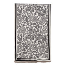 Load image into Gallery viewer, THSS2637: Black: Reversible Paisley Pattern Scarf - J'adore Gifts