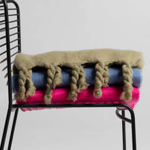 Load image into Gallery viewer, THSS2642: Rose Pink: Chunky Plain Scarf
