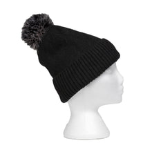 Load image into Gallery viewer, THSS2660HX: Black: Pattern Rib Knit Beanie
