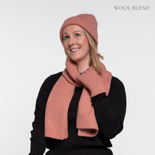 Load image into Gallery viewer, THSS2661: Winter Pink: Pattern Rib Knit Scarf