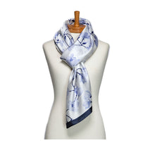 Load image into Gallery viewer, THSS2718: Blue: Flower Blossoms Scarf - J'adore Gifts