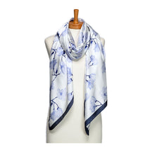 Load image into Gallery viewer, THSS2718: Blue: Flower Blossoms Scarf - J'adore Gifts