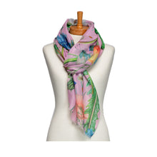 Load image into Gallery viewer, THSS2730: Lilac: Dandelions and Wildflowers Scarf - J'adore Gifts