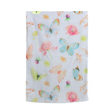 Load image into Gallery viewer, THSS2740: White: Butterfly Floral Scarf