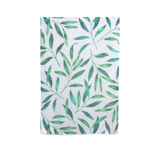 Load image into Gallery viewer, THSS2745: White: Leaves Scarf