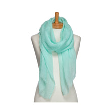 Load image into Gallery viewer, THSS2748: Mint: Plain Pastel Scarf