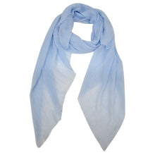 Load image into Gallery viewer, THSS2752: Blue: Plain Pastel Scarf