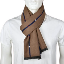 Load image into Gallery viewer, THSS2758: Navy: Reversible Checkered Scarf