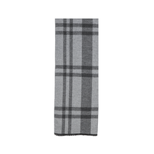 Load image into Gallery viewer, THSS2760: Grey: Reversible Plaid Check Scarf