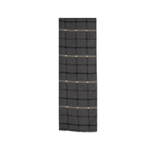 Load image into Gallery viewer, THSS2763: Brown: Reversible Plaid Checked Scarf