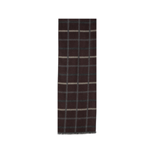 Load image into Gallery viewer, THSS2763: Brown: Reversible Plaid Checked Scarf
