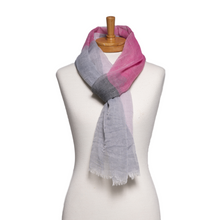 Load image into Gallery viewer, THSS2772: Berry: Luxe Checkered Scarf