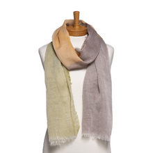Load image into Gallery viewer, THSS2774: Sage: Checkered Scarf