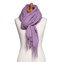 Load image into Gallery viewer, THSS2783: Lavender: Luxe Plain Scarf