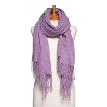 Load image into Gallery viewer, THSS2783: Lavender: Luxe Plain Scarf