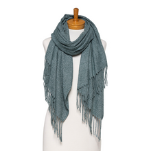 Load image into Gallery viewer, THSS2788: Green: Luxe Plain Scarf - J'adore Gifts