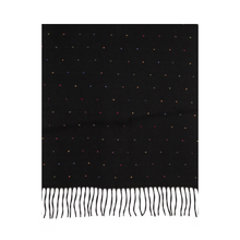 Load image into Gallery viewer, THSS2791: Black: Speckled Fringe Scarf - J'adore Gifts