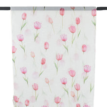 Load image into Gallery viewer, THSS2794: Pink: Blooming Tulips Scarf