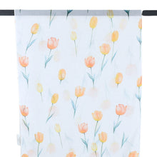 Load image into Gallery viewer, THSS2795: Orange: Blooming Tulips Scarf