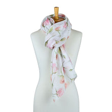 Load image into Gallery viewer, THSS2802: Pink: Rose Garden Scarf