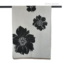 Load image into Gallery viewer, THSS2819: Black: Reversible Floral Scarf
